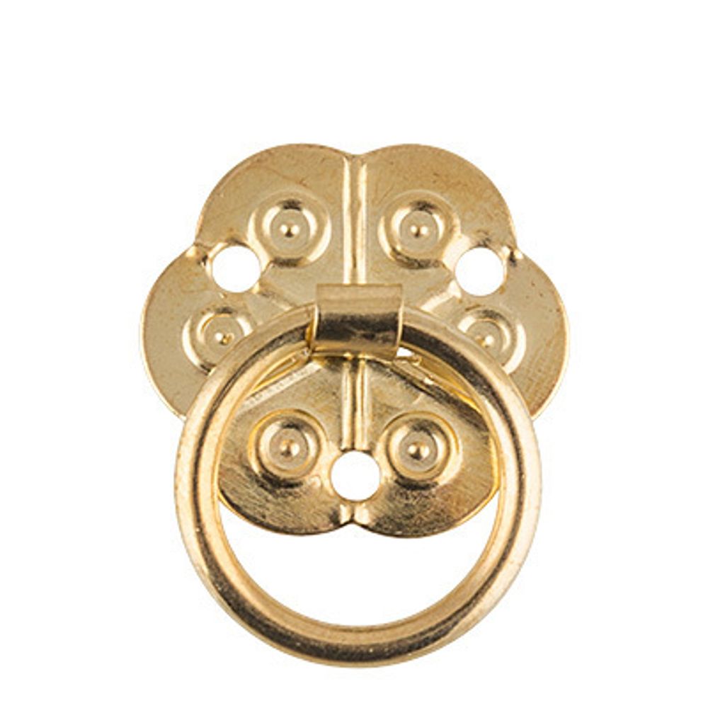 Ручка для шкатулок 2х2 см, 5 шт, 01 золото, Mr.Carving