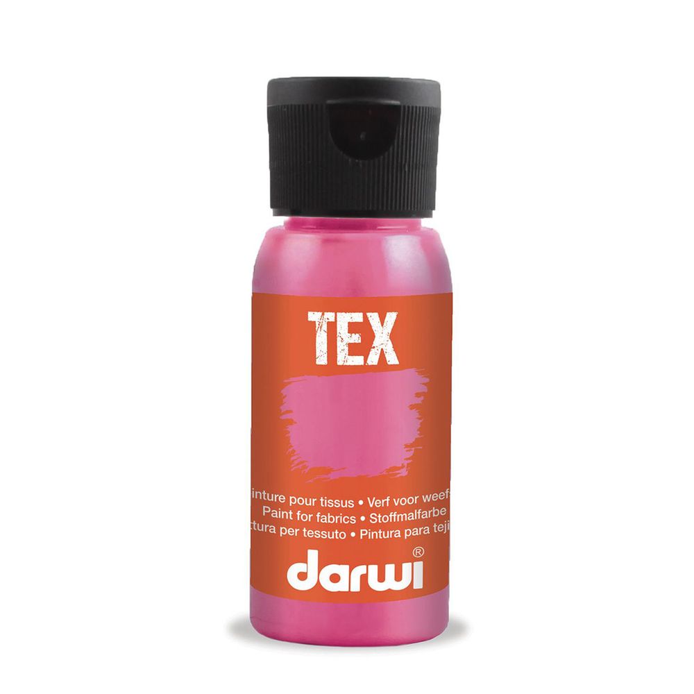 Краска для ткани Darwi TEX, 50 мл, 475 розовый