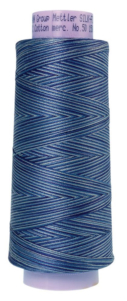 Нитки хлопковые отделочные Mettler Silk-Finish multi Cotton 50, _намотка 1372 м, 9812, 1 катушка