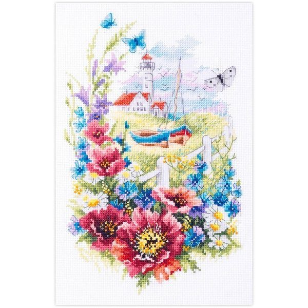 Набор для вышивания нитками Чудесная игла, Загадаю удачу! 18х29 см, 625201