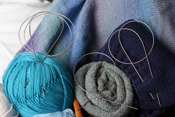 Спицы круговые металл ⌀1,6 мм, 100 см, с металлической леской, Gamma MKN-R