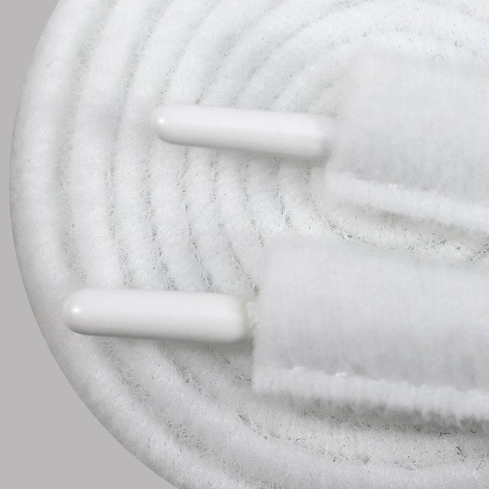 Лента тоннельная (чехол для косточек) 10х8 мм / 20 метров, Arta, 001 белый