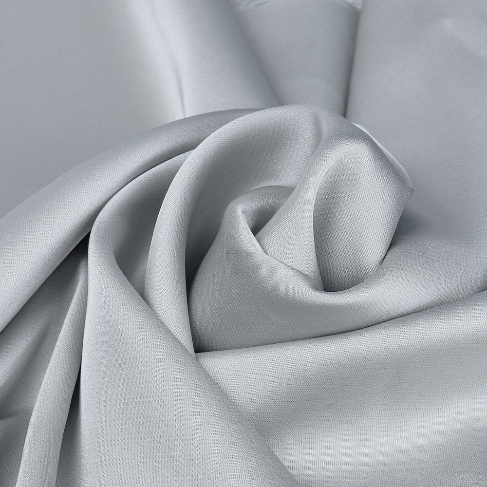 Шелк Армани 90 г/м², 150 см / 25 метров, TBYArm-064, цв.64 серый жемчужный