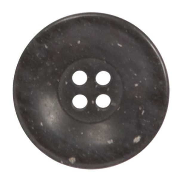 Пуговицы 4 прокола костюмные 15 мм, 24 шт, А008 черный, Gamma EL 0016