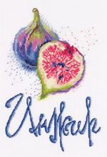 Набор для вышивания нитками Panna, Инжир 16х22,5 см