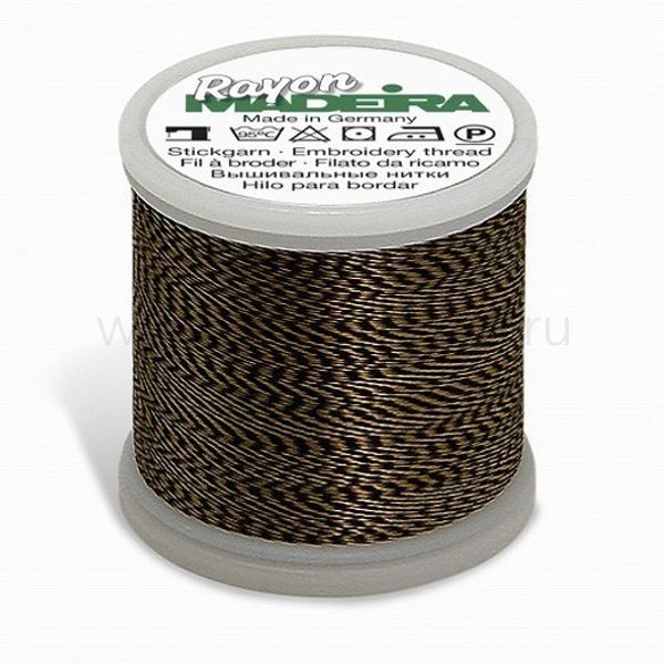 Нитки вышивальные Madeira Rayon №40, 200 м, цв. 2224, 9840, 5 катушек