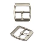 Пряжка ременная металл 24 мм. сер, 10 шт, BIG