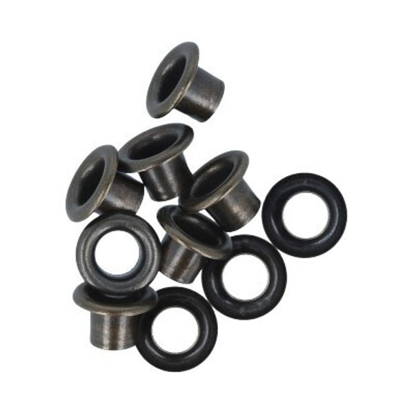 Люверсы металл ⌀_4.5 мм (внутр.), 02, латунь, цв.под бронзу, 50 шт, Gamma №02