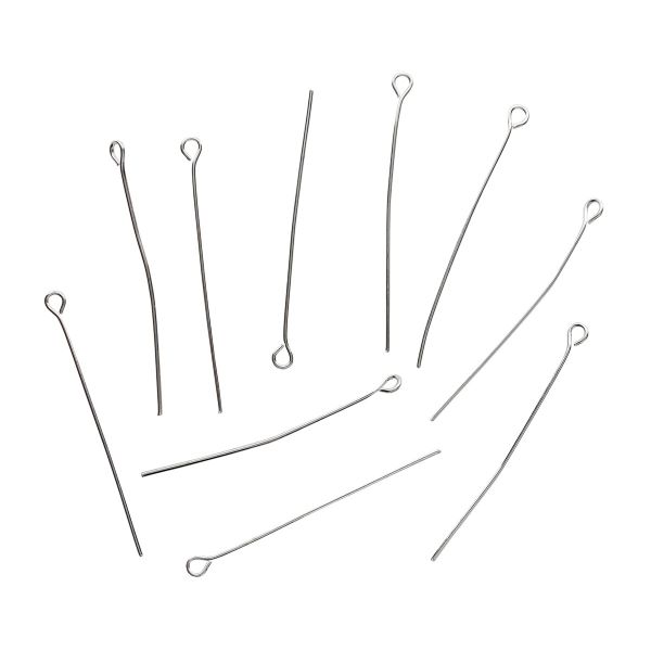 Штифт с петлей 40 мм, 50 шт/упак, Astra&Craft (Серебро) 4AR261/262