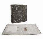 Регистратор под мрамор, мет.уг. 80 мм, 10 шт, Classic A4 арочный механизм, EC103840, Expert Complete