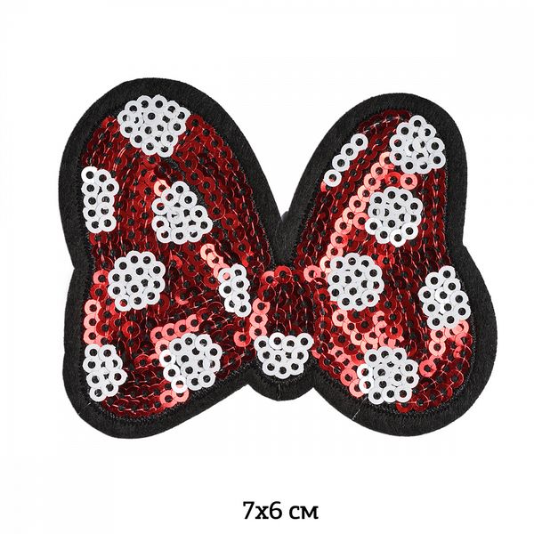 Термоаппликация Бантик-04, 7х6см, 10 шт