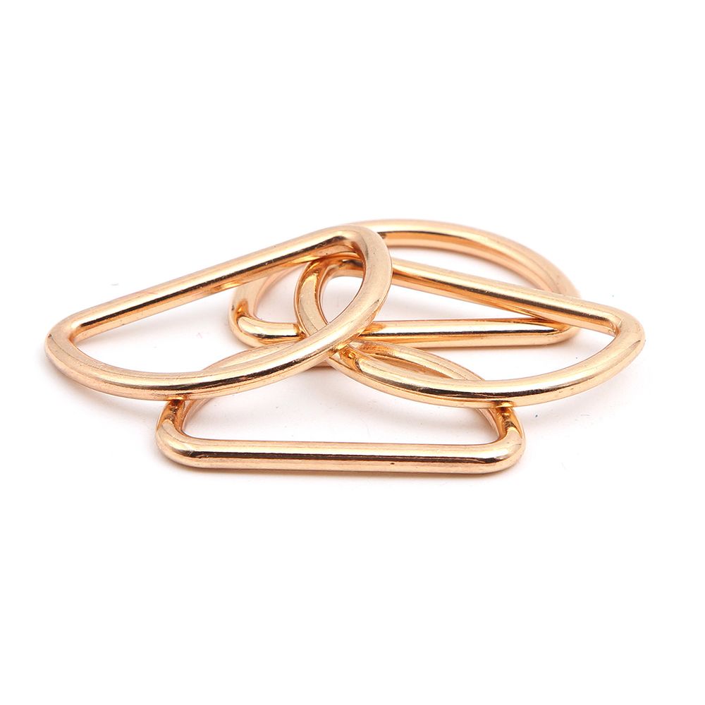 Полукольцо литое металл внутр. 30 мм (внешн. 37х22 мм), 4 шт, цв. светлое золото, Prym