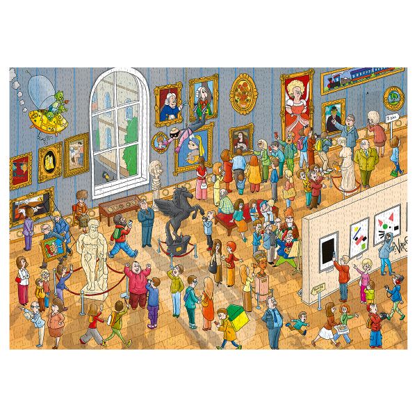 Пазл. Премиальная коллекция 2000 элементов, TOP-PZL-2000/07 День в музее, Фрея