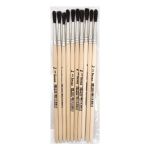 Кисть белка круглая (ученическая) №3,10 шт