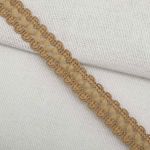 Тесьма отделочная вязаная 17 мм, 10 м, бежевый