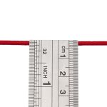 Резинка шляпная (шнур эластичный) ⌀2.0 мм / 100 метров, 0370-0200, С519-красный