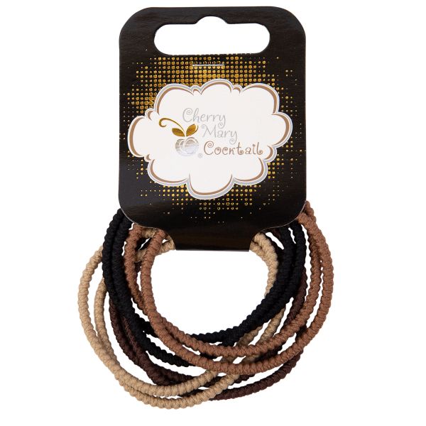 Набор резинок для волос, 20 шт, №01 ассорти, Cherry Mary VR07015