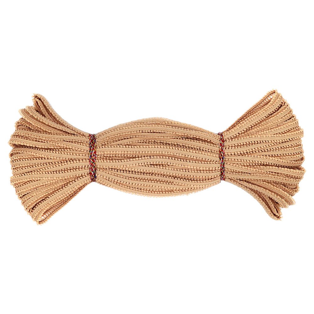 Шнур отделочный сороконожка ⌀5.0 мм / 30 метров, бежевый, С873