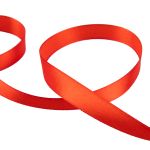 Лента атласная нарезка 12.0 мм / 10 шт по 5.4 метра, №522L(18-1564) красный, Gamma AL-12P