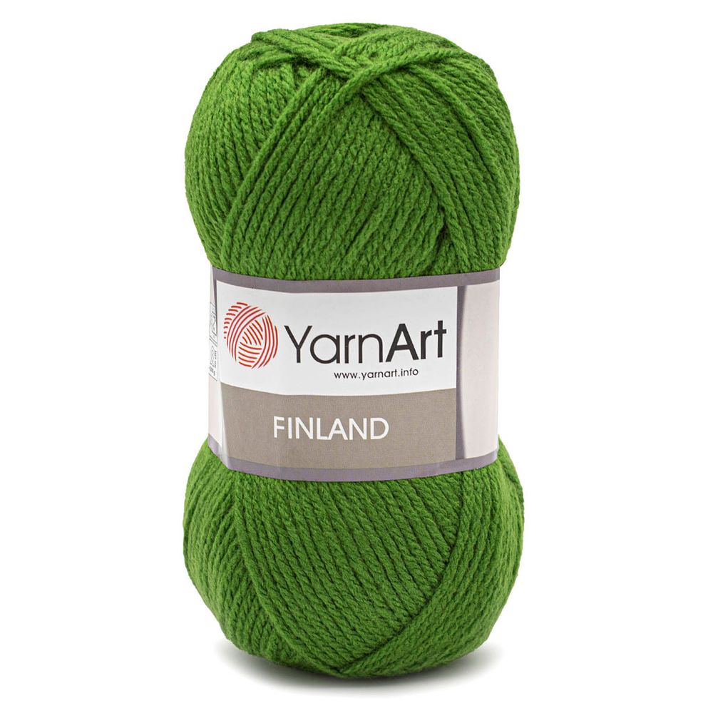 Пряжа YarnArt (ЯрнАрт) Finland / уп.5 мот. по 100 г, 200м, 248 зеленый