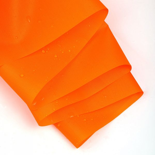 Оксфорд 200D PU1000 78 г/м², 150 см / 1 метр, ОКС.TBY200D.580.1, 580 неон оранжевый