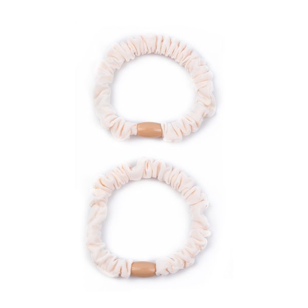 Набор резинок для волос 10 шт (5х2 шт), №02 молочный, Cherry Mary VR07068