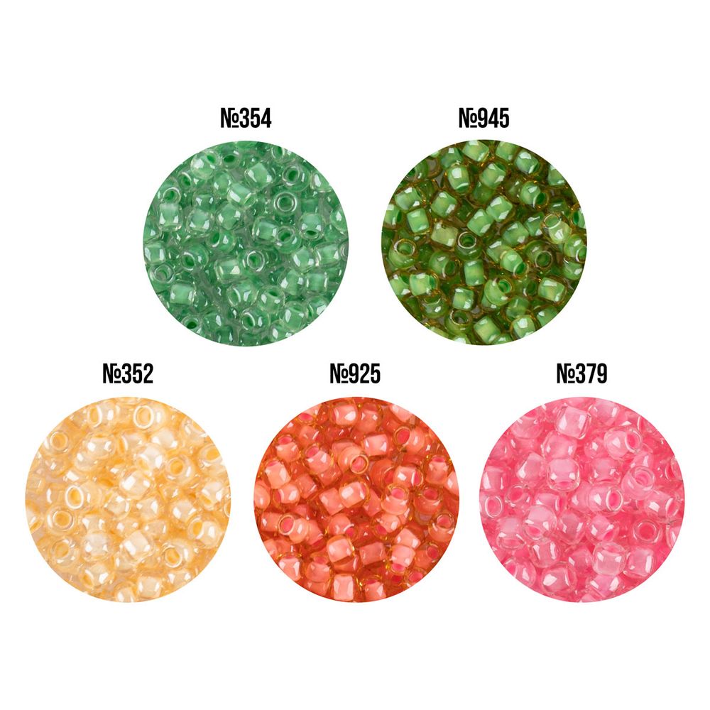 Бисер Япония Toho 11/0 круглый 3 ASSORTI 2.2 мм, 5х5 г, №07