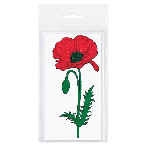 Термоаппликация Gamma Термотрансфер M №06, 1 шт, M-623 Мак 7х15 см