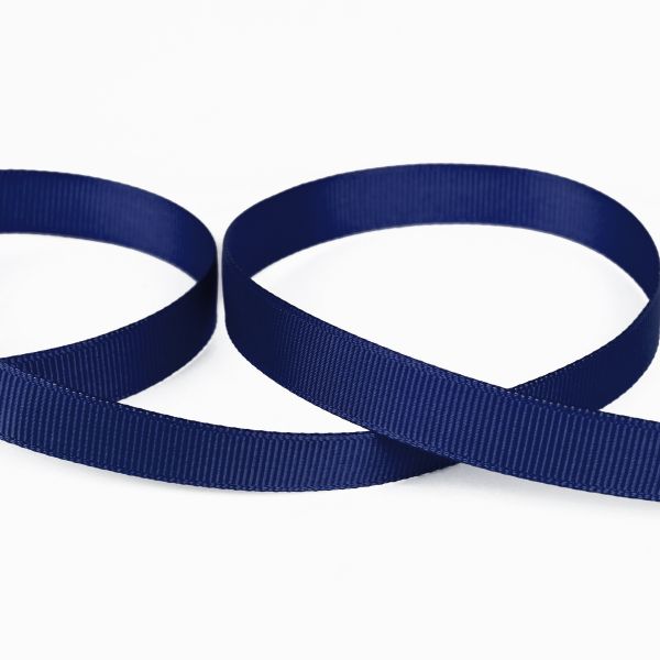 Лента репсовая (в рубчик) 12.0 мм / 45.5 метра, 103 т.синий, Gamma GR-12