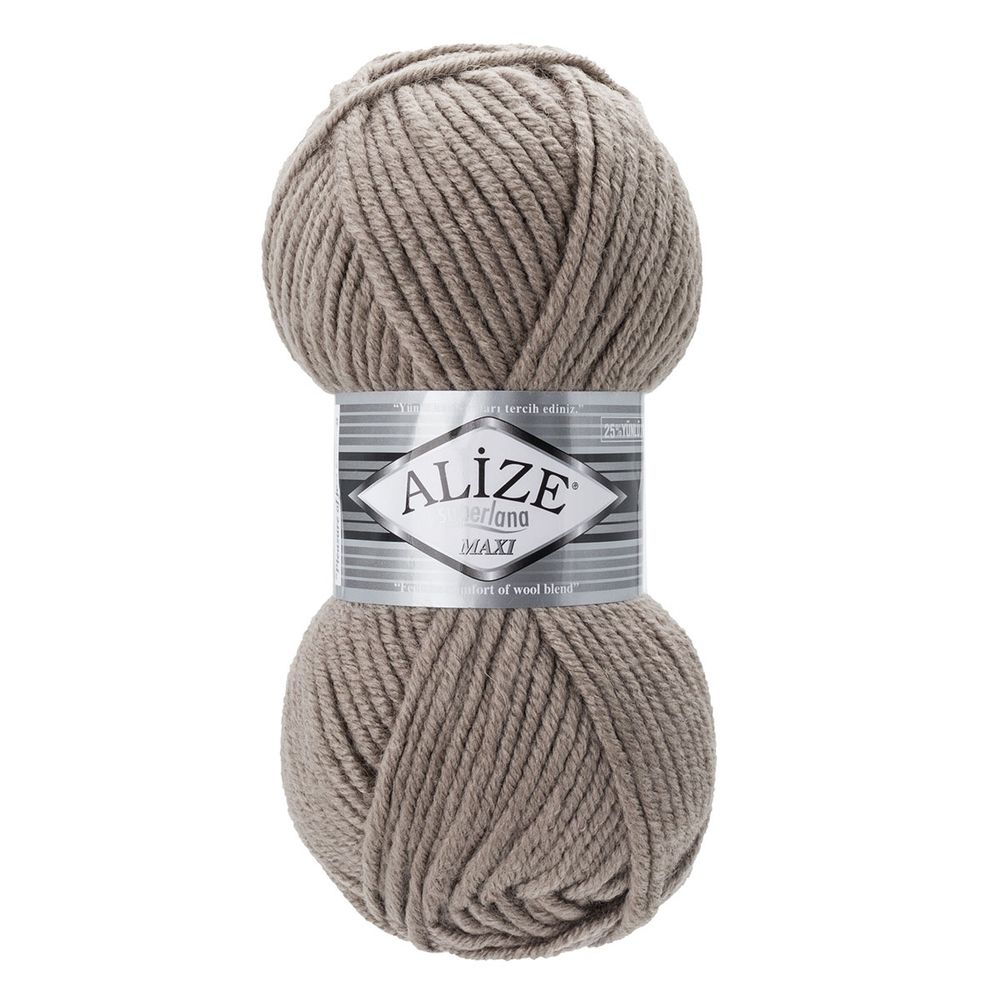 Пряжа Alize (Ализе) Superlana Maxi / уп.5 мот. по 100 г, 100м, 283 лён