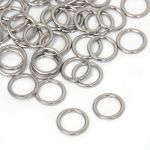 Кольца для купальника металл ⌀10.0 мм, никель, 010E.SW, 100 шт