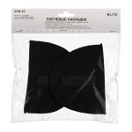 Плечевые накладки (подплечники) втачные на липучке 100х150х10 мм, 1 пара, VLN-10, №02 черные, Blitz VLN-10