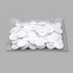 Пуговицы на ножке 36L (23мм), пластик (White (белый матовый)), 72 шт, CN K-33