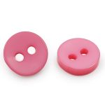 Пуговицы 2 прокола 14L, 9 мм, (Pink (розовый)), NE74, 144 шт