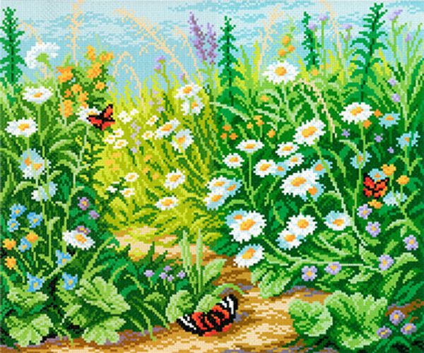 Набор для вышивания нитками МП Студия, Лесная сказка, 40х50 см