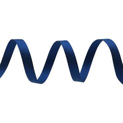 Лента декоративная ёлочка 15.0 мм / 20±1 метров, 97 синий