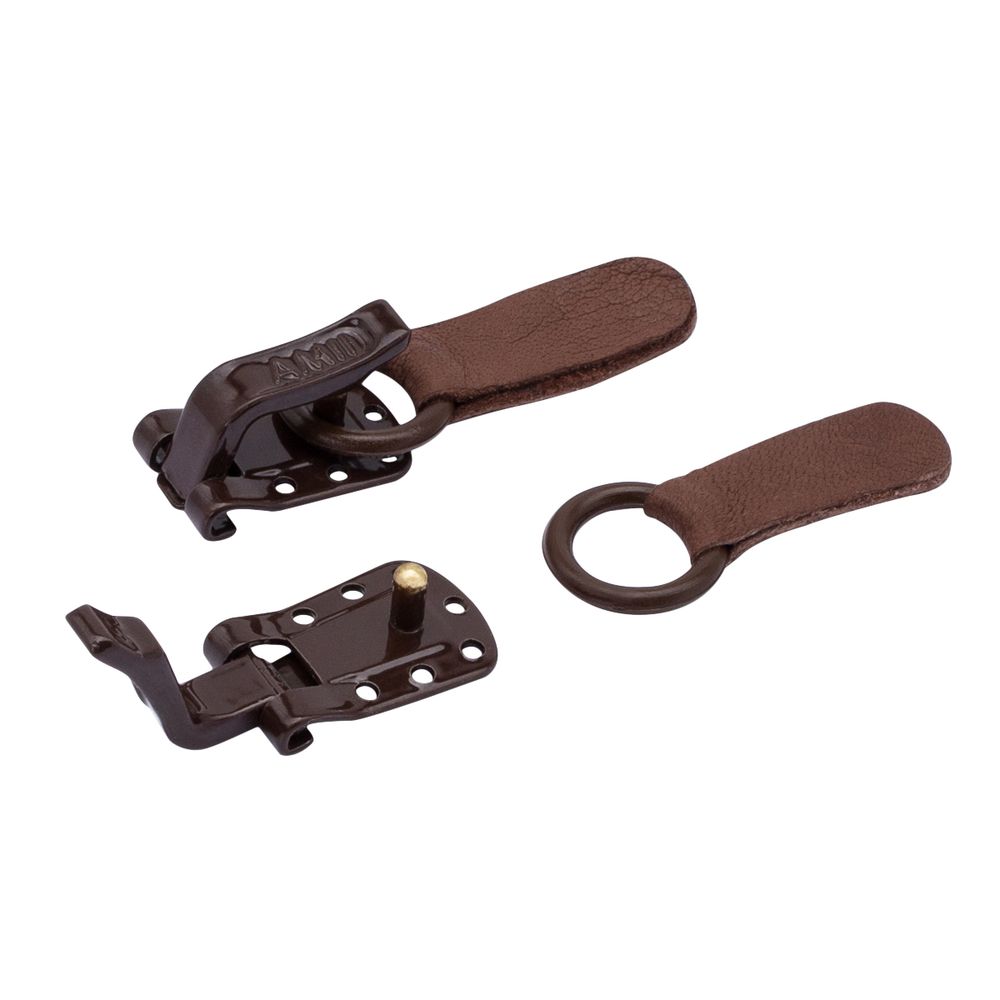 Крючок шубный Hobby&Pro 20 мм, 5 шт, 8017 средне-коричневый