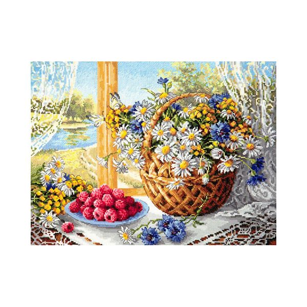 Набор для вышивания нитками Чудесная игла, Летнее утро, 40х30 см