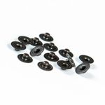 Часть кнопки Альфа (S-образная) ⌀11 мм (C-часть), темная медь ГР, 100 шт, 1318, BIG