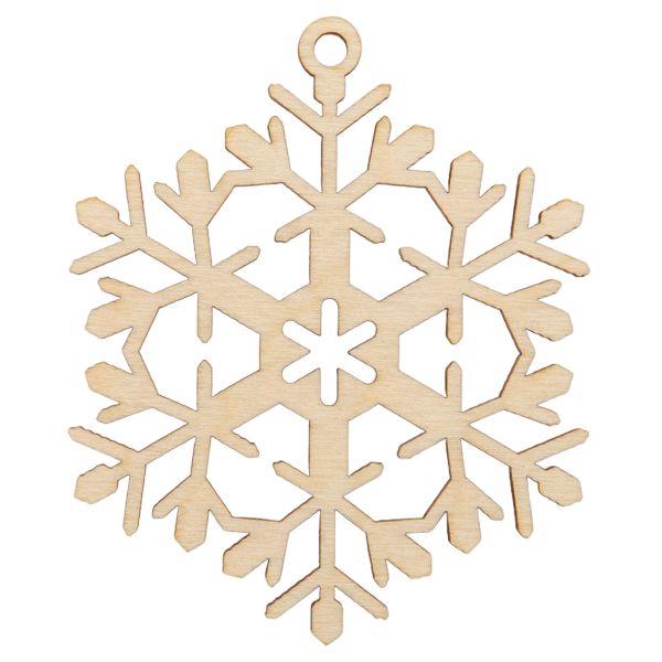 Подвеска Снежинка фанера ⌀7 смх0.3 см, 07, Mr.Carving КЛ-11