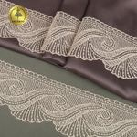 Кружево на сетке арт.TR.2107 70мм цв.св.розовый уп.13,5м, Kruzhevo