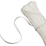 Стропа (ременная лента) 5 мм / 25 метров, толщ. 1.25 мм, [5.6 г/пог.м], 100% п/п, рис.9688, белый, Gamma С3857Г17