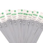 Молния трактор Arta Т6 (6 мм) 1 зам., н/раз., 18 см, цв. 177 жемчуг, 10 шт