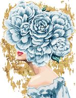 Картина по номерам Фрея PNB/PLPT-282, Нежный образ, (с поталью) 50х40 см