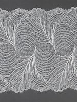 Кружево бельевое эластичное 215 мм / 2.7 м, 3517, цв.004 белый, Kruzhevo