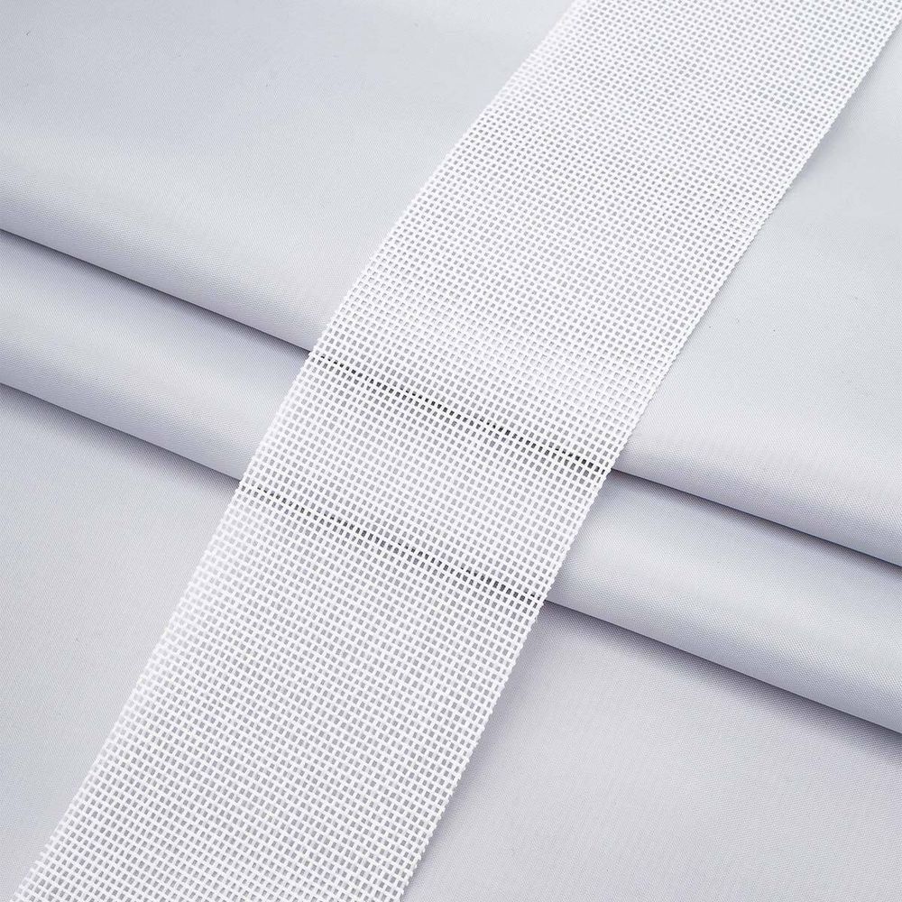 Лента джутовая декоративная 60.0 мм / 15 метров, белый, 3AR3224