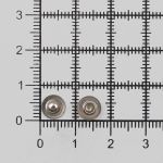 Хольнитены джинсовые ⌀7 мм цв.металл (без гвоздя), никель, 4051, 100 шт