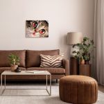 Картина по номерам Фрея PNB/PMC-308, Влюбленные глазки, (цветной холст) 40х30 см