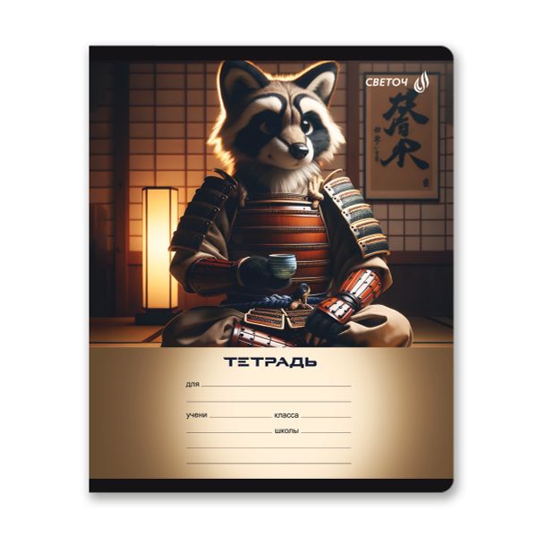 Тетрадь ученическая школьная A5 12 л. на скобе 65 г/м², белизна 100% 25 шт клетка, 01396 Самый смелый, Светоч Т74