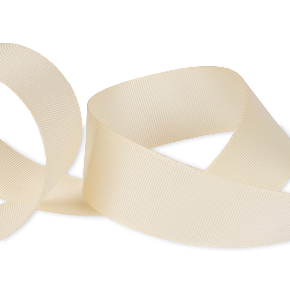 Лента репсовая (в рубчик) 38.0 мм / 45.5 метра, 126 св.св.бежевый, Gamma GR-38